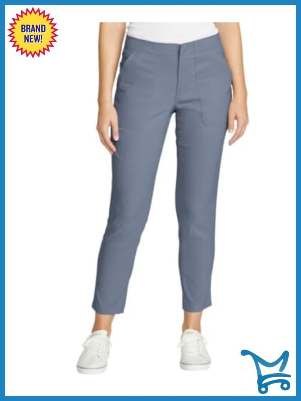 Women's UPF 50+ Stretch Ankle Pant Straight Leg Golf Hiking